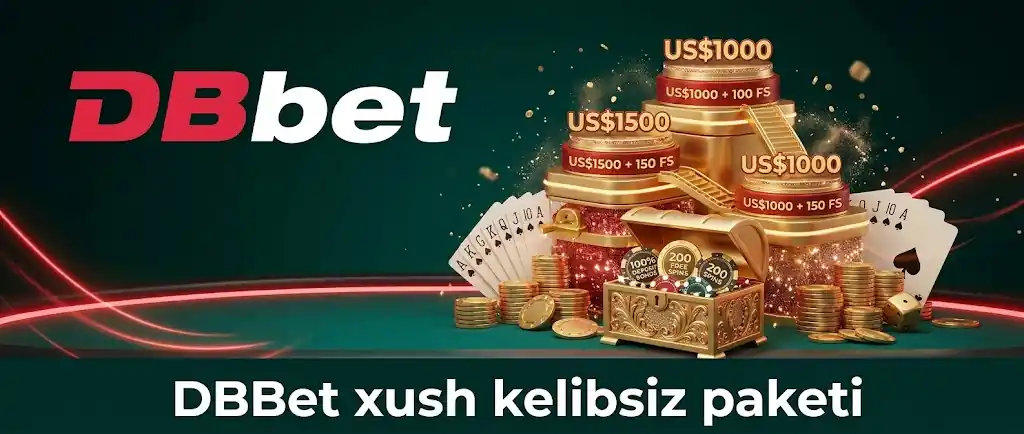 DBBet xush kelibsiz paketi