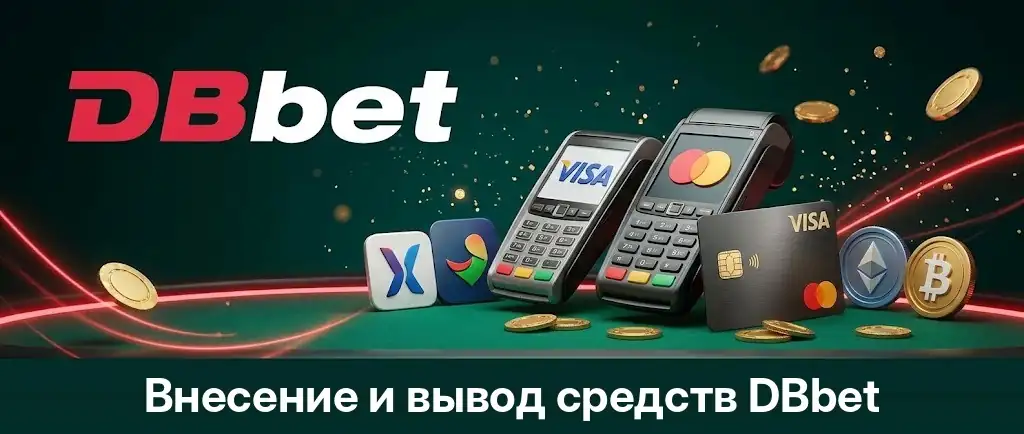 Пополнение и вывод средств в DBbet